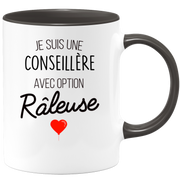 quotedazur - Mug Je Suis Une Conseillère Avec Option Râleuse - Cadeau Idéal Pour Conseillère - Cadeau Personnalisé Pour Femme - Cadeau Original Pour Anniversaire Ou Noël
