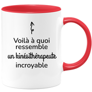 quotedazur - Mug Voilà à Quoi Ressemble Un Kinésithérapeute Incroyable - Cadeau Kinésithérapeute - Idée Cadeau Anniversaire - Idée Pour Une Attention Originale Kinésithérapeute