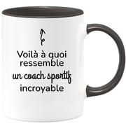 quotedazur - Mug Voilà à Quoi Ressemble Un Coach Sportif Incroyable - Cadeau Coach Sportif - Idée Cadeau Anniversaire - Idée Pour Une Attention Originale Coach Sportif