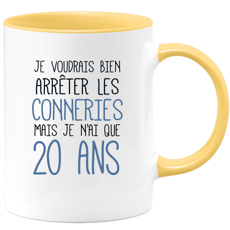 Funny funny 20th birthday mug - 20th birthday gift mug Man Woman Humor Original