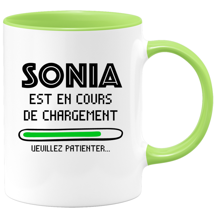 Sonia Mug Is Loading Please Wait - Personalized Sonia First Name Woman Gift