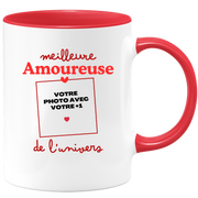 Mug Meilleure Amoureuse de l'univers - Mug personnalisé avec photo couple