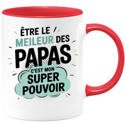 Mug être le meilleur des papas c'est mon super pouvoir