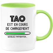 quotedazur - Mug Tao Est En Cours De Chargement Veuillez Patienter - Cadeau Tao Prénom Homme Personnalisé - Cadeau Annniversaire Noël Adolescent Collègue