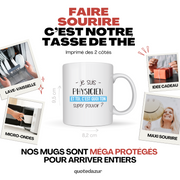 quotedazur - Mug Je Suis Physicien Et Toi C'est Quoi Ton Super Pouvoir - Cadeau Humour Travail - Idée Cadeau Départ Collègue - Tasse Chef Physicien - Idéal Pour Noël Au Bureau