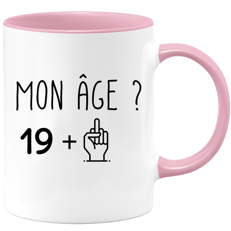 quotedazur Idée Cadeau 20 ans Homme Femme - Cadeau Anniversaire Vingt Ans - Idée Cadeau Original, Humour, Drôle, Rigolo, Fun - Mug Tasse Café Thé