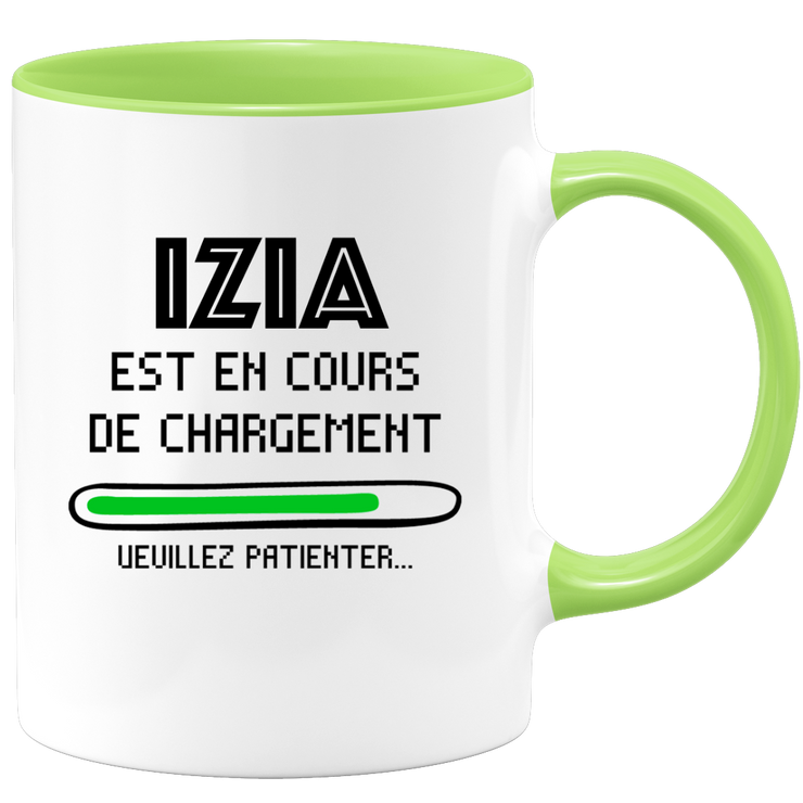 Izia Mug Is Loading Please Wait - Personalized Izia First Name Woman Gift