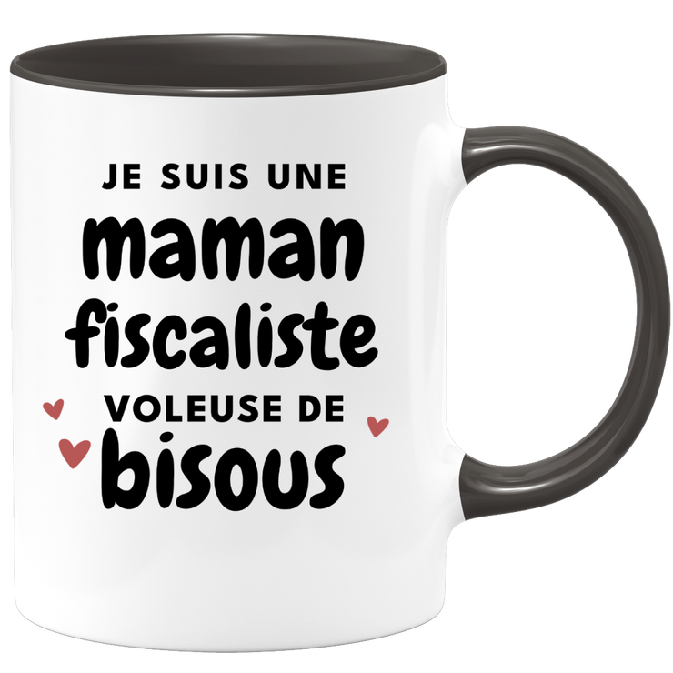 quotedazur - Mug I'm A Tax Mum Thief Of Kisses - Original Mother's Day Gift - Gift Idea For Mom Birthday - Gift For Future Mom Birth