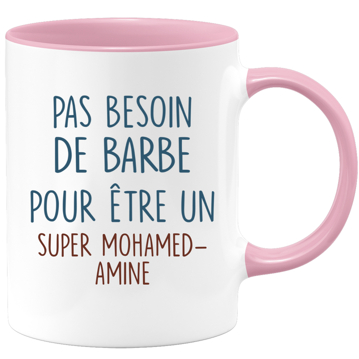 Mug pas besoin de barbe pour être un super Mohamed-Amine