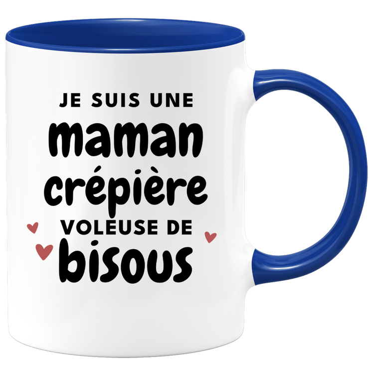quotedazur - Mug I'm A Crêpe Maker Mom Who Steals Kisses - Original Mother's Day Gift - Gift Idea For Mom Birthday - Gift For Future Mom Birth