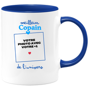 Mug Meilleur Copain de l'univers - Mug personnalisé avec photo couple