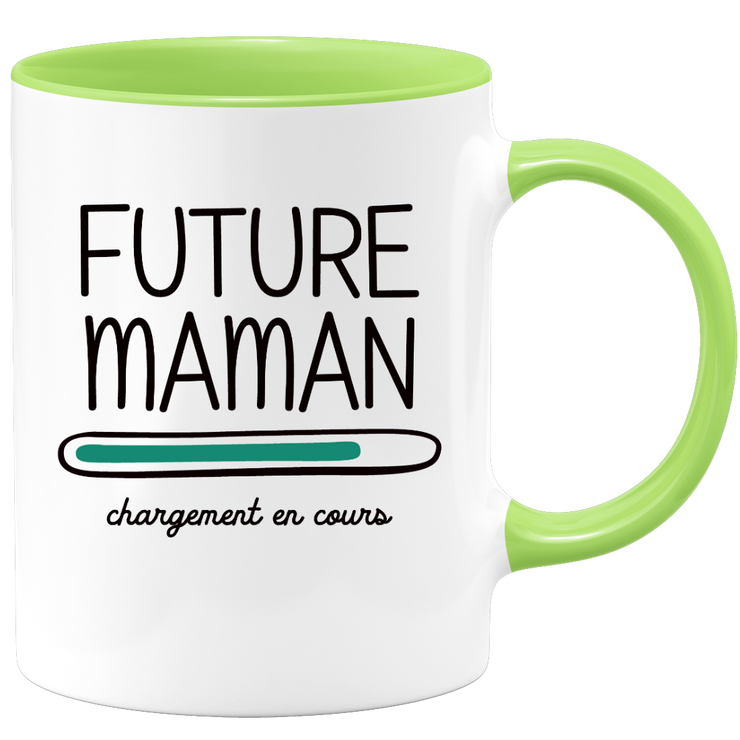 quotedazur - Mug Future Maman 2024 Chargement En Cours - Cadeau Future Mère - Surprise Annonce Grossesse Garçon/Fille Naissance Bébé Maman