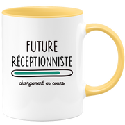 Future receptionist mug loading - gift for future receptionists