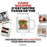 Mug Crocodile Retraité Personnalisé - Personnalisable Ajoutez un Prénom