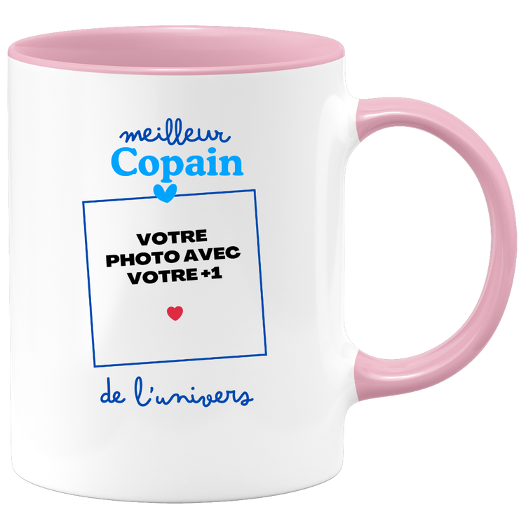 Mug Meilleur Copain de l'univers - Mug personnalisé avec photo couple