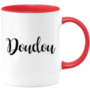 quotedazur - Mug Doudou Bisous - Idée Cadeau Couple Amour Femme ou Homme Pour La Saint Valentin, Anniversaire Ou Noël