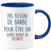 Mug pas besoin de barbe pour être un super Agent de sécurité