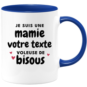Mug personnalisable Mamie voleuse de bisous - métier passion
