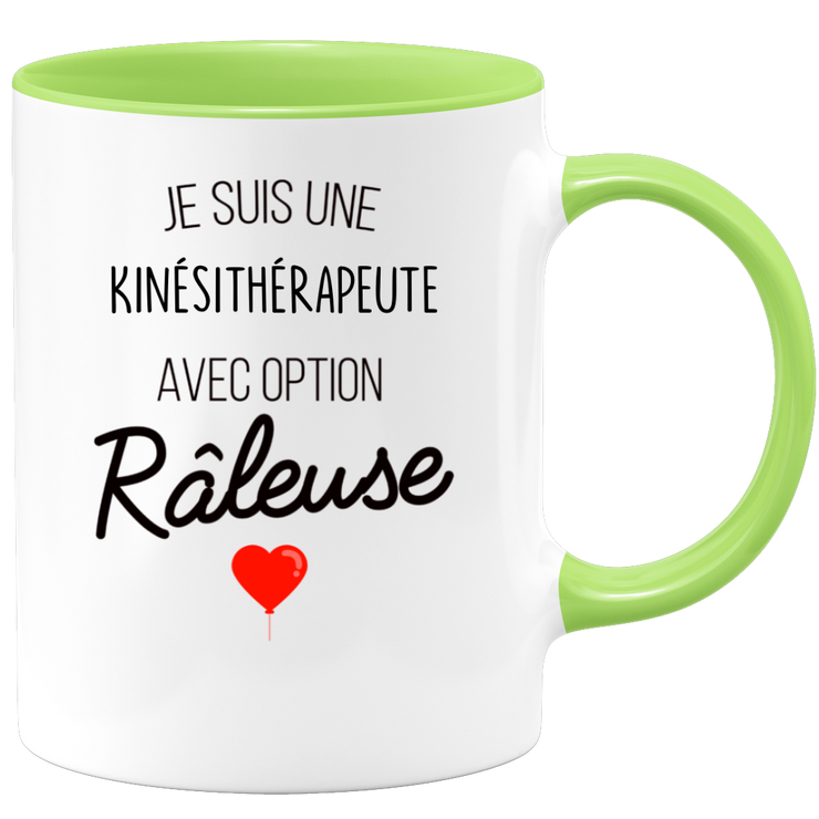 quotedazur - Mug Je Suis Une Kinésithérapeute Avec Option Râleuse - Cadeau Idéal Pour Kinésithérapeute - Cadeau Personnalisé Pour Femme - Cadeau Original Pour Anniversaire Ou Noël