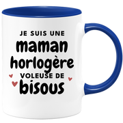 quotedazur - Mug I'm A Watchmaker Mom Thief Of Kisses - Original Mother's Day Gift - Gift Idea For Mom Birthday - Gift For Future Mom Birth