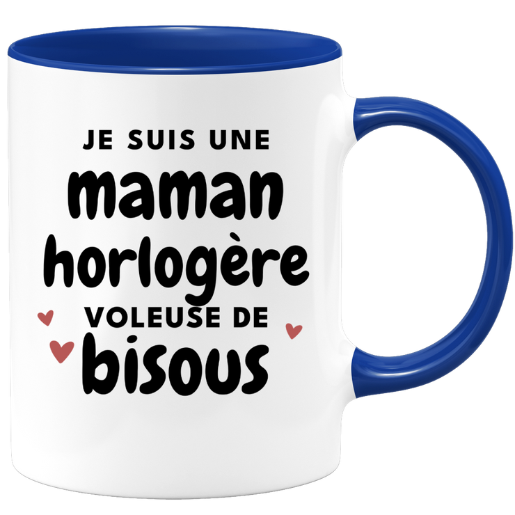 quotedazur - Mug I'm A Watchmaker Mom Thief Of Kisses - Original Mother's Day Gift - Gift Idea For Mom Birthday - Gift For Future Mom Birth
