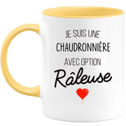 quotedazur - Mug Je Suis Une Chaudronnière Avec Option Râleuse - Cadeau Idéal Pour Chaudronnière - Cadeau Personnalisé Pour Femme - Cadeau Original Pour Anniversaire Ou Noël