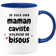 quotedazur - Mug I'm a kiss-stealing mum - Original Mother's Day Gift - Gift Idea For Mom's Birthday - Gift For Future Mom Birth