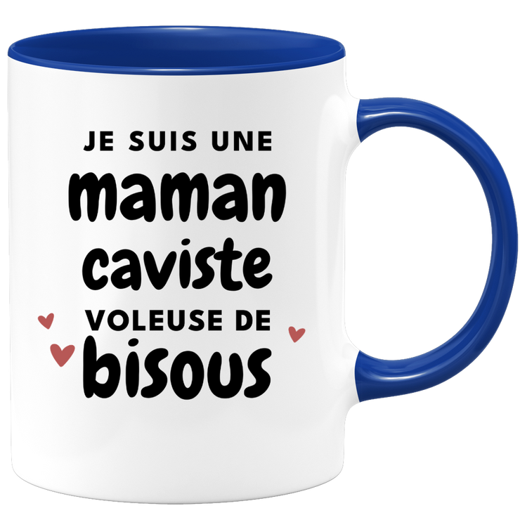 quotedazur - Mug I'm a kiss-stealing mum - Original Mother's Day Gift - Gift Idea For Mom's Birthday - Gift For Future Mom Birth