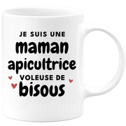 quotedazur - Mug I am a kiss-stealing beekeeper mom - Original Mother's Day Gift - Gift Idea For Mom Birthday - Gift For Future Mom Birth