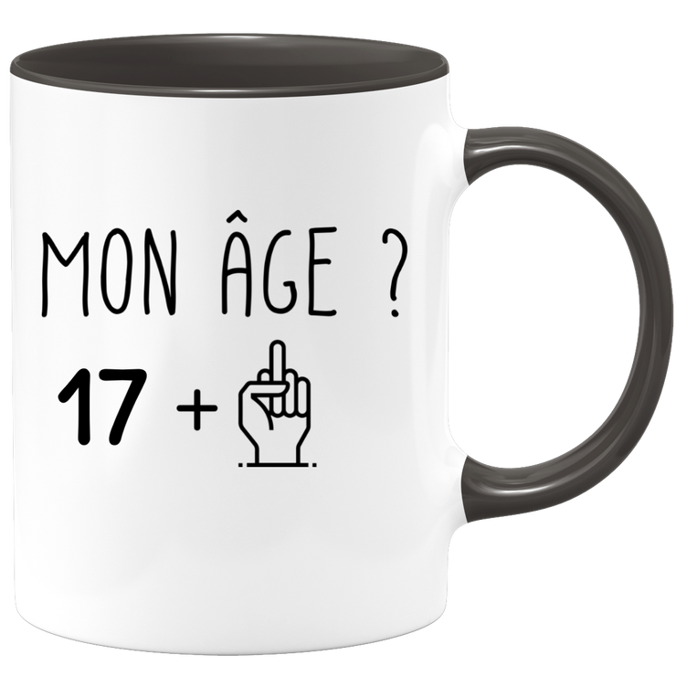 quotedazur - Mug Idée Cadeau 18 ans Homme Femme - Cadeau Anniversaire 18 Ans - Idée Cadeau Original, Humour, Drôle, Rigolo, Fun - Mug Tasse Café Thé Pas Cher