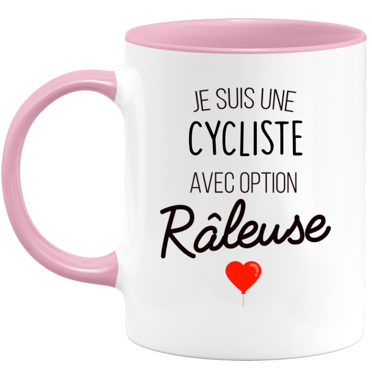 mug i am a cyclist with rause option