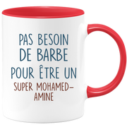 Mug pas besoin de barbe pour être un super Mohamed-Amine