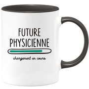 quotedazur - Mug Future Physicienne Chargement En Cours - Cadeau Humour Promotion Travail - Idée Cadeau Départ Collègue - Tasse Chef Physicienne - Idéal Pour Noël Au Bureau
