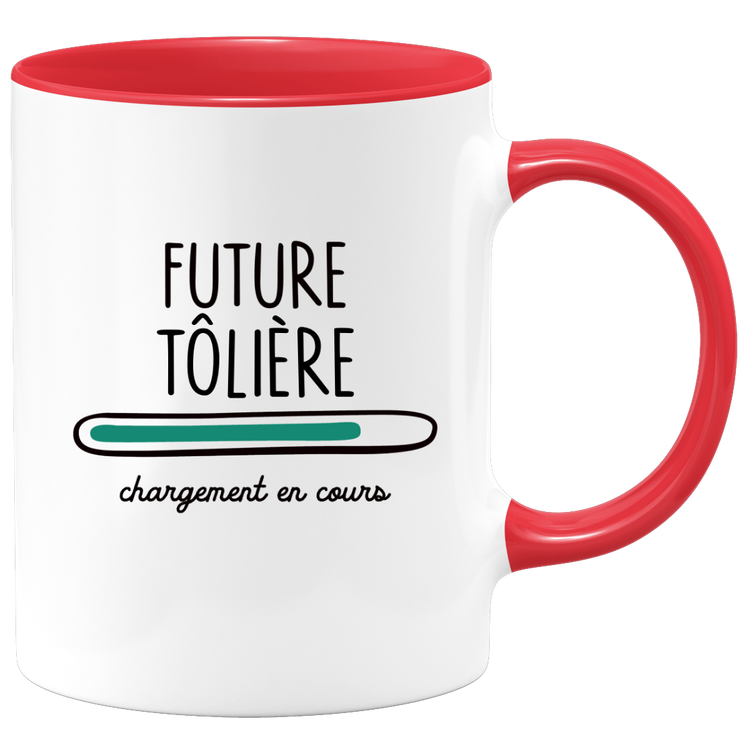 quotedazur - Mug Future Toliere Chargement En Cours - Cadeau Humour Promotion Travail - Idée Cadeau Départ Collègue - Tasse Chef Toliere - Idéal Pour Noël Au Bureau