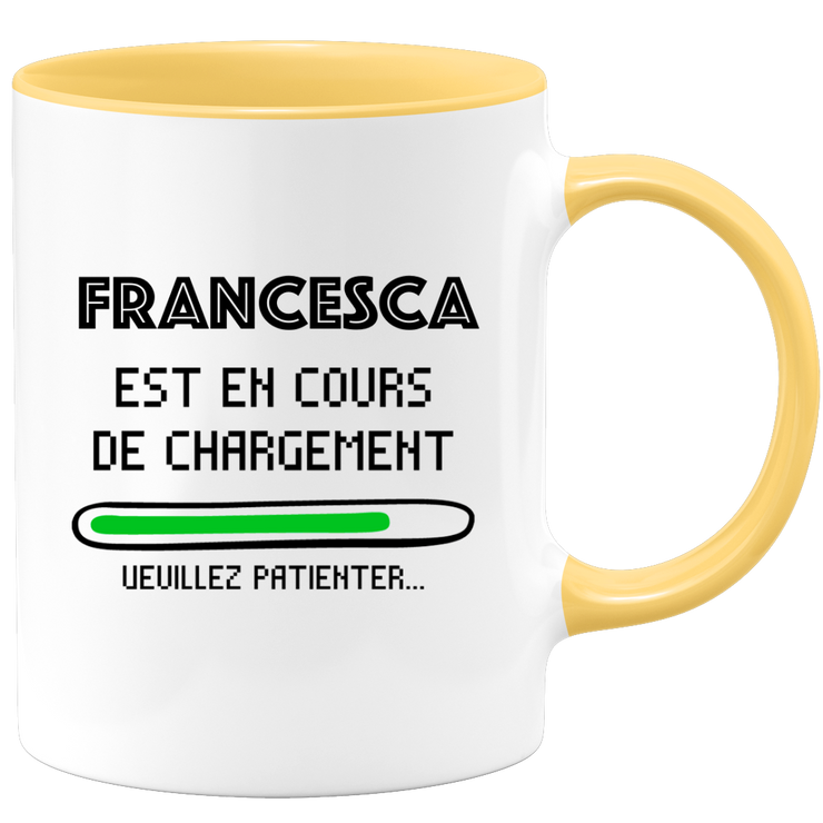 Francesca Mug Is Loading Please Wait - Personalized Francesca First Name Woman Gift