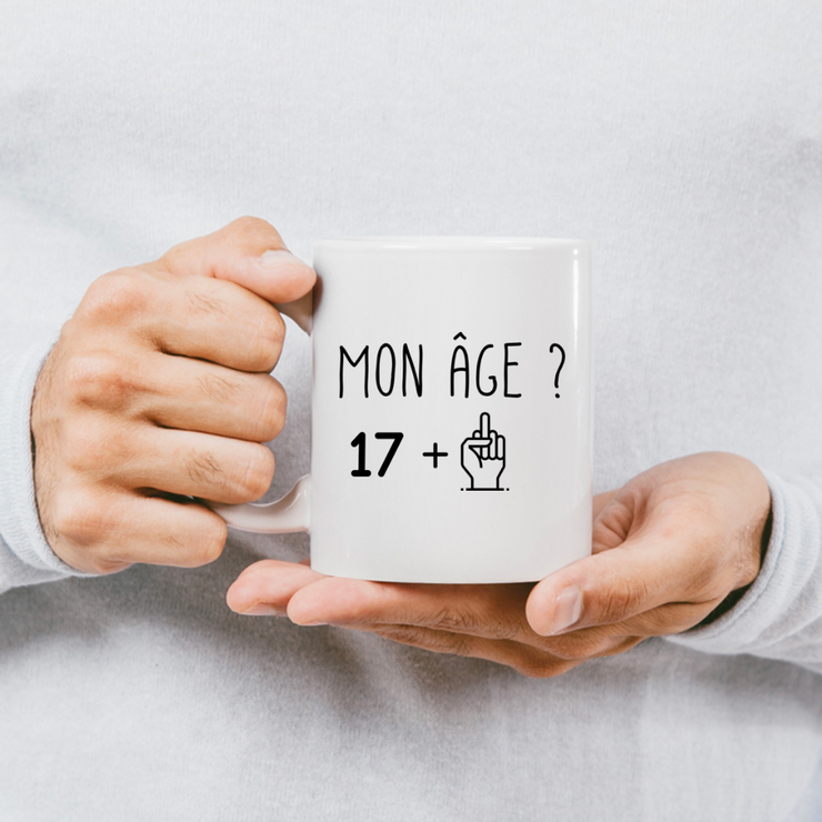 quotedazur - Mug Idée Cadeau 18 ans Homme Femme - Cadeau Anniversaire 18 Ans - Idée Cadeau Original, Humour, Drôle, Rigolo, Fun - Mug Tasse Café Thé Pas Cher