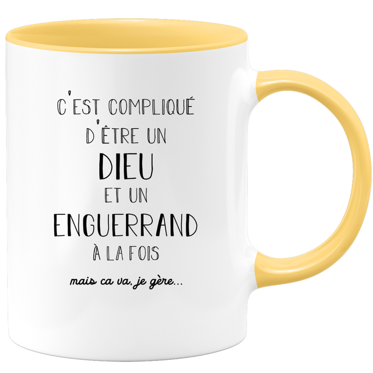 Enguerrand gift mug - Enguerrand god - Personalized first name gift Birthday Man Christmas departure colleague - Ceramic - White