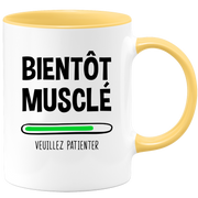 Muscle soon mug please wait - sport bodybuilding humor gift