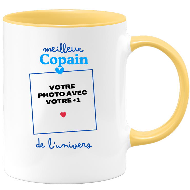 Mug Meilleur Copain de l'univers - Mug personnalisé avec photo couple