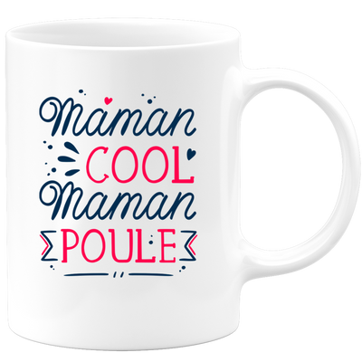 quotedazur - Hen Mum Mug - Original Mum Gift - Gift Idea For Mum Birthday - Gift For Young Or Future Mum Following A Birth
