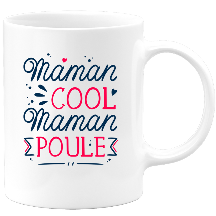 quotedazur - Hen Mum Mug - Original Mum Gift - Gift Idea For Mum Birthday - Gift For Young Or Future Mum Following A Birth