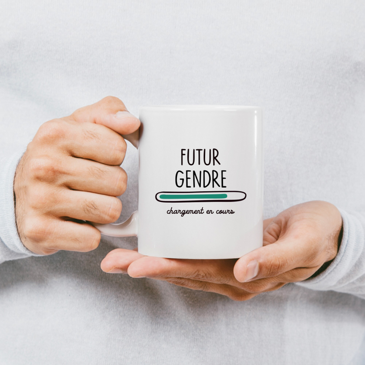 quotedazur - Mug Futur Gendre Idéal Pour Engagement, Cadeau Humoristique, Fiançailles