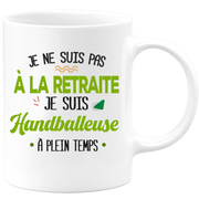quotedazur - Mug Retraite Je Suis Handballeuse - Cadeau Humour Sport - Idée Cadeau Retraite Original Handball - Tasse Handballeuse - Départ Retraite Anniversaire Ou Noël