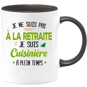 quotedazur - Mug Retraite Je Suis Cuisinière - Cadeau Humour Hobbies - Idée Cadeau Retraite Original Cuisine - Tasse Cuisinière - Départ Retraite Anniversaire Ou Noël
