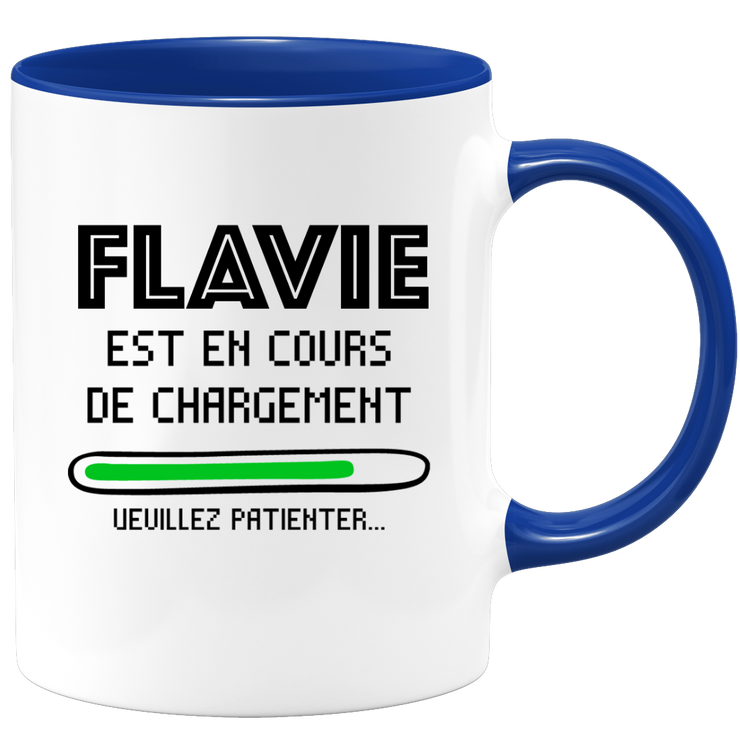Mug Flavie Is Loading Please Wait - Personalized Women's First Name Flavie Gift