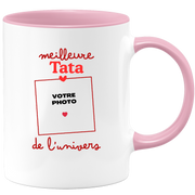 Mug Meilleure Tata de l'univers - Mug personnalisé avec photo famille