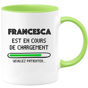 Francesca Mug Is Loading Please Wait - Personalized Francesca First Name Woman Gift