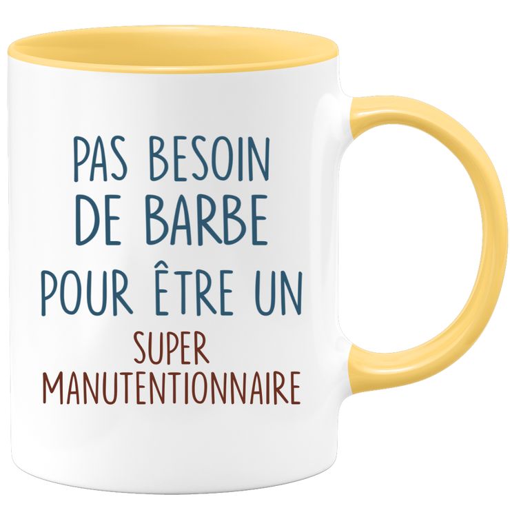 Mug pas besoin de barbe pour être un super Manutentionnaire