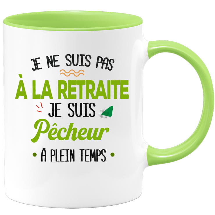 quotedazur - Mug Retraite Je Suis Pêcheur - Cadeau Humour Sport - Idée Cadeau Retraite Original Pêche - Tasse Pêcheur - Départ Retraite Anniversaire Ou Noël