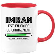 quotedazur - Mug Imran Est En Cours De Chargement Veuillez Patienter - Cadeau Imran Prénom Homme Personnalisé - Cadeau Annniversaire Noël Adolescent Collègue